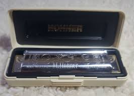 Vintage German Hohner Marine Band C Key Harmonica A440 No.1896 w/ Original Case | eBay