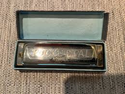 Vintage Hohner Pocket Pal Harmonica Key of C In Box Musical ...
