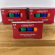 3x Vtg NOS Christmas Holiday Bulbs Replacement Lamps C-9 4 ...