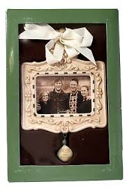 Bless Our Family Photo Frame Ornament Christmas Keepsake Decorative Ceramic | eBay