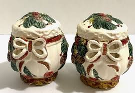 PINE CONES & GREENS, SALT & PEPPER SHAKERS | eBay