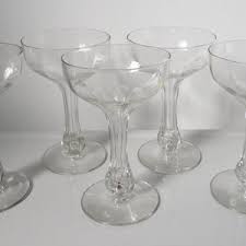 Beveled Wine Glasses - Etsy