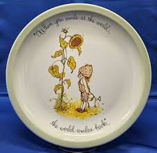Holly Hobbie Collector's Edition 1972 Plate When You Smile At The World Vtg. 10" | eBay
