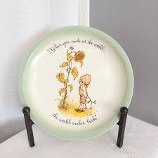American Greetings | Art | Vtg Holly Hobby Decorative Plate When You Smile At The World 972 | Poshmark