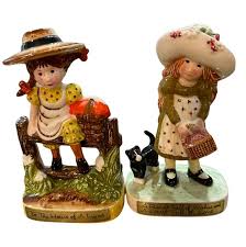 Two Vintage American Greetings Holly Hobbie Figurines | eBay