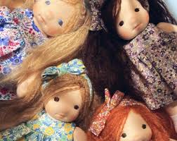 Waldorf Style Doll 9 Inch Custom Made Steiner Doll - Etsy