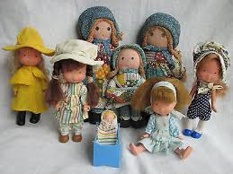 Vintage 1970's Knickerbocker 9"Cloth & 6" Vinyl Holly Hobbie ...