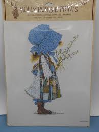 Holly Hobbie Print, Holly Hobbie Blue Hat Girl Print, Old ...