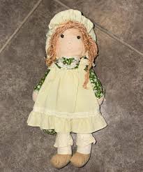 1970s Original Holly Hobbie Rag Doll Knickerbocker 8" Friend ...
