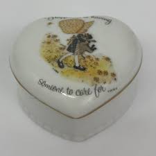 Porcelain Heart Décor Boxes, Jars & Tins for sale | eBay