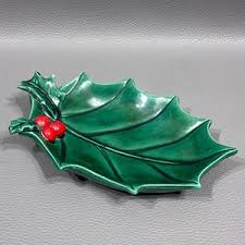 Lefton Holly Dishes | eBay