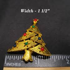 Eisenberg Ice Multicolored Beads Christmas Tree Brooch, Gold Plated, 1960s Vintage Jewelry - Etsy