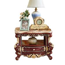 Romero European-style Solid Wood Carved Coffee Table. Solid ...