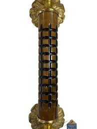 Vintage Pair of Buhrrman Pharr Grand Hollywood Regency Wood and Brass