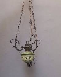 Lot of Two Antique 1940s Italian Twin Chandeliers in Iron ...