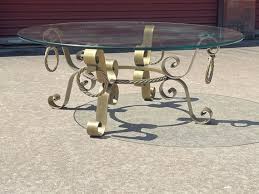 Brass Coffee Table Ornate, Door Knocker Style, Glass Top Palm Beach Grandmillennial, MCM on Sale - Etsy