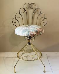 Vintage Pacsco Hollywood Regency Gold Metal Vanity ...