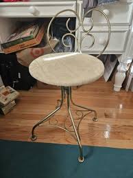 Vintage MCM Hollywood Regency Gold Wire Metal Vanity Barber ...