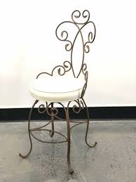 Lot - Vintage Seng Chicago Wrought Iron Swivel Chair