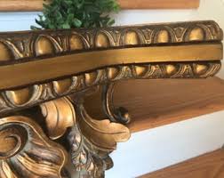 Vintage Gold Wall Shelf - Ornate Gold Wall Mount Shelf - Hollywood Regency Style Gold Wall Shelf - Console Shelf - Wall Decor - SHIPS Fedex - Etsy