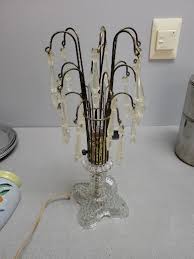 Hollywood Regency Style Multi Tier Waterfall Plastic Prisms ...