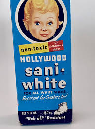 VINTAGE HOLLYWOOD SANI-WHITE SHOE POLISH ...