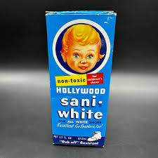Vintage Advertising Hollywood Sani White Shoe Polish Baby ...