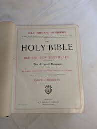 Holy Bible Self-Pronouncing Edition | eBay