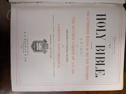 Antique Holy Bible Holman's Edition 1887 Floral Embossed ...