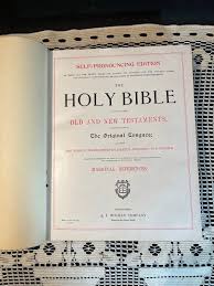Vintage Bible, Holman's Edition, Indexed Self-pronouncing ...