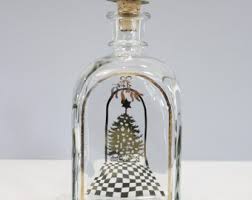 Holmegaard Glass Christmas Bottle Decanter Juleflaske 1981 ...