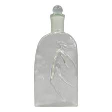 Vintage Large Glass Dummy Bottle “Fleur D' Eau” by Rochas ...