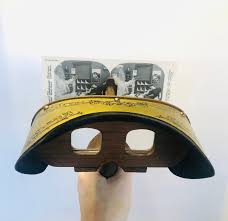 Antique Stereoscope With 90 Photo Cards: Victorian Home Decor - Etsy Australia