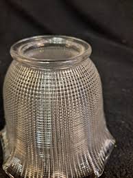 Vintage Holophane Ruffled Bottom Bell 2 1/4 in Lip Fitter ...