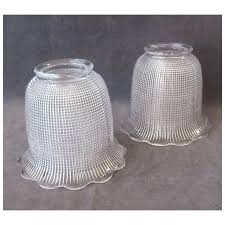 Two, Standard, 2 1/4" Collar Vintage Light Fixture Shades ...