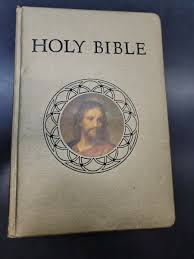Holy Bible 1953 Vintage Catholic Action Family Edition ...