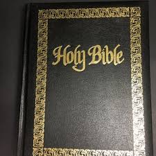 Holy Bible Large Vintage Family Bible Black Leather Bound With Gold Gilding Analytical Red Letter Edition - Etsy Australia