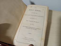 Antique 1846 Velvet Cover King James Holy Bible Gold Gilt Brass J.B. Lippincott | eBay