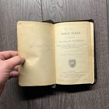 Antique Holy Bible Old & New Testaments 1893 Oxford University Press Hardback - Etsy Ireland