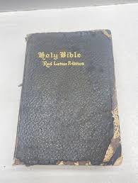 Holy Bible, Red Letter Edition. 1953 Illustrated | eBay