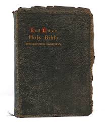 RED LETTER HOLY BIBLE CONTAINING OLD AND NEW TESTAMENTS ...
