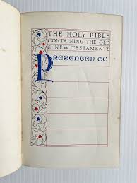 1952 Hardcover Thomas Nelson Holy Bible Revised Standard ...