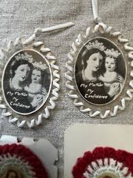 6 Vintage Scapular Lot Catholic Crocheted Apostleship Of ...