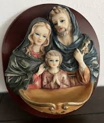 Autom Religious Holy Family Resin Holy Water Font | eBay