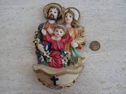 Religious Vintage Catholic French Holy Water Font Stoup of ...