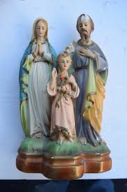 Older Plaster Statue of "The Holy Family" + (#268) + Jesus ...
