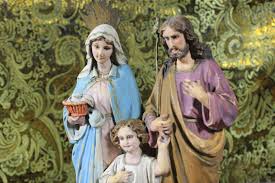 Holy Family Sculpture, Ancient Holy Family, Virgin Mary ...