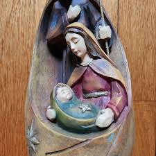 St Nicholas Square Christmas Nativity Scene, Family Mary ...