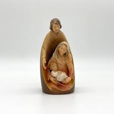 Block Nativity Holy Family Security painted I Akantus