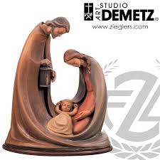 Holy Family Statue | 3 Sizes | Wood or Fiberglass | DM1943 ...